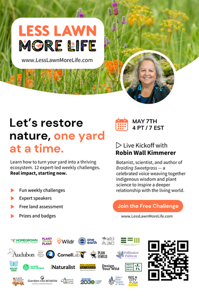 Less Lawn More Life May 2026 Event Poster