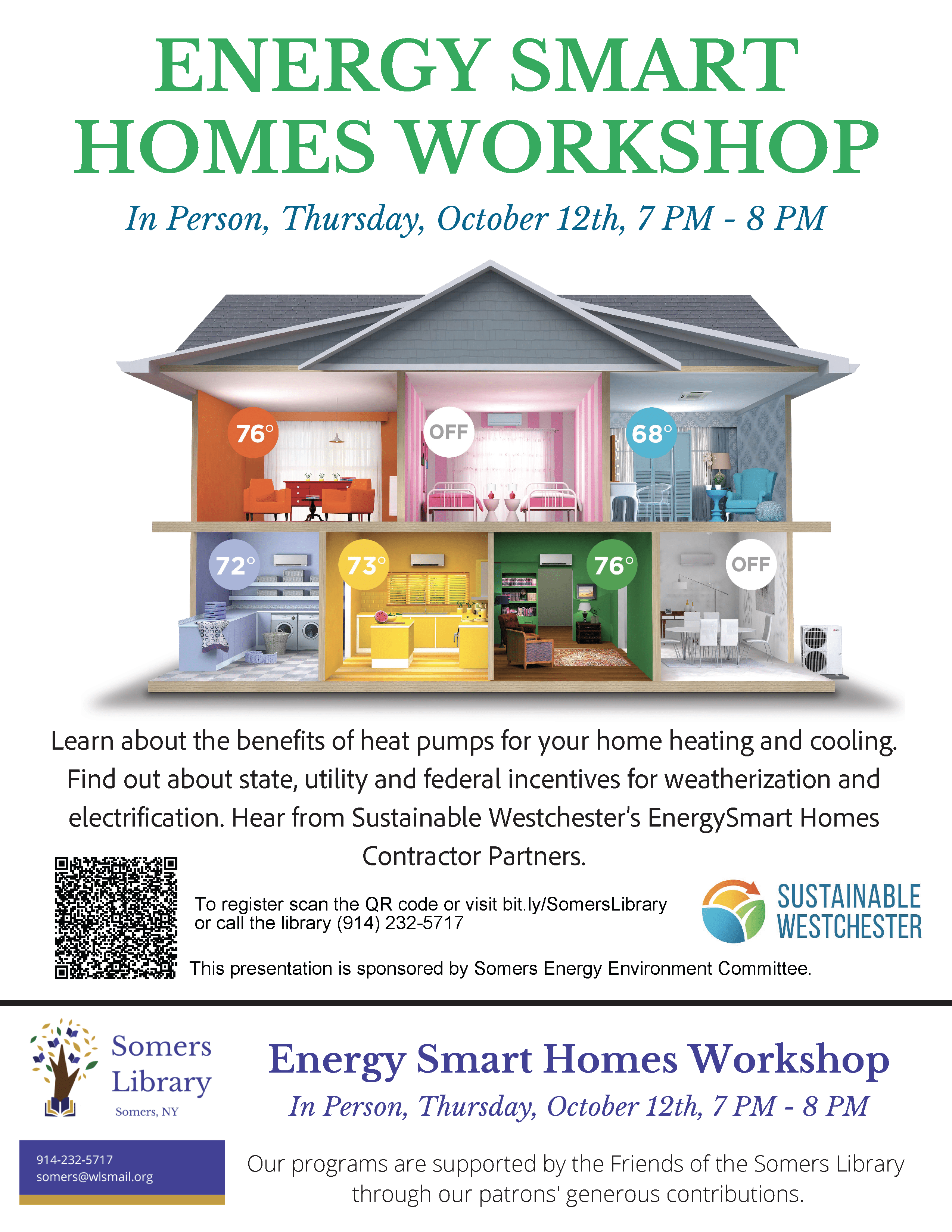 EnergySmart Homes Workshop at the Somers Library
