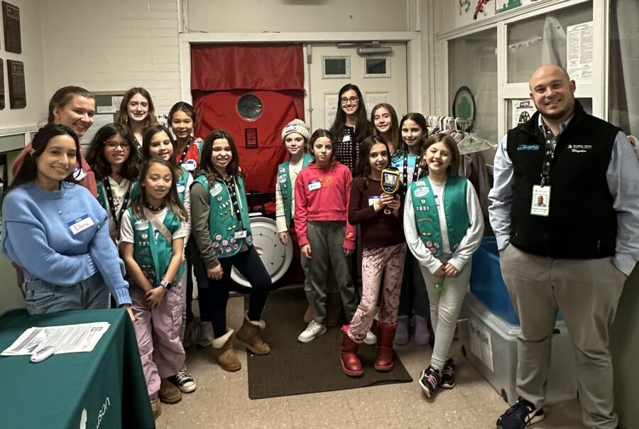 Larchmont Girl Scouts Learn How to Conduct an Energy Assessment